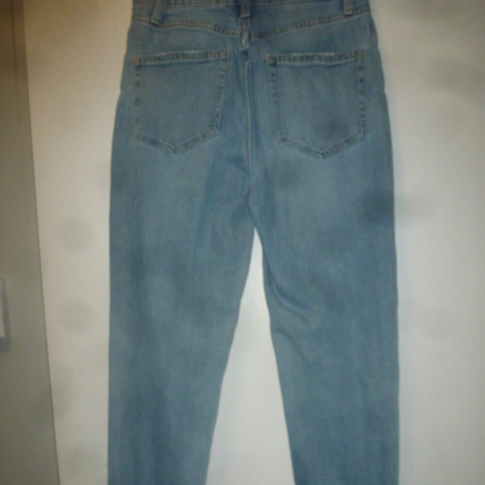 Women's ripped highest rise mom jeans sz 0 - Picture 5 of 8